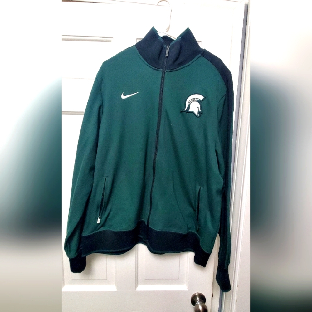 Michigan State Stitched Track Jacket
